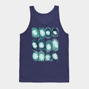 Blue Turquoise Oysters Tank Top